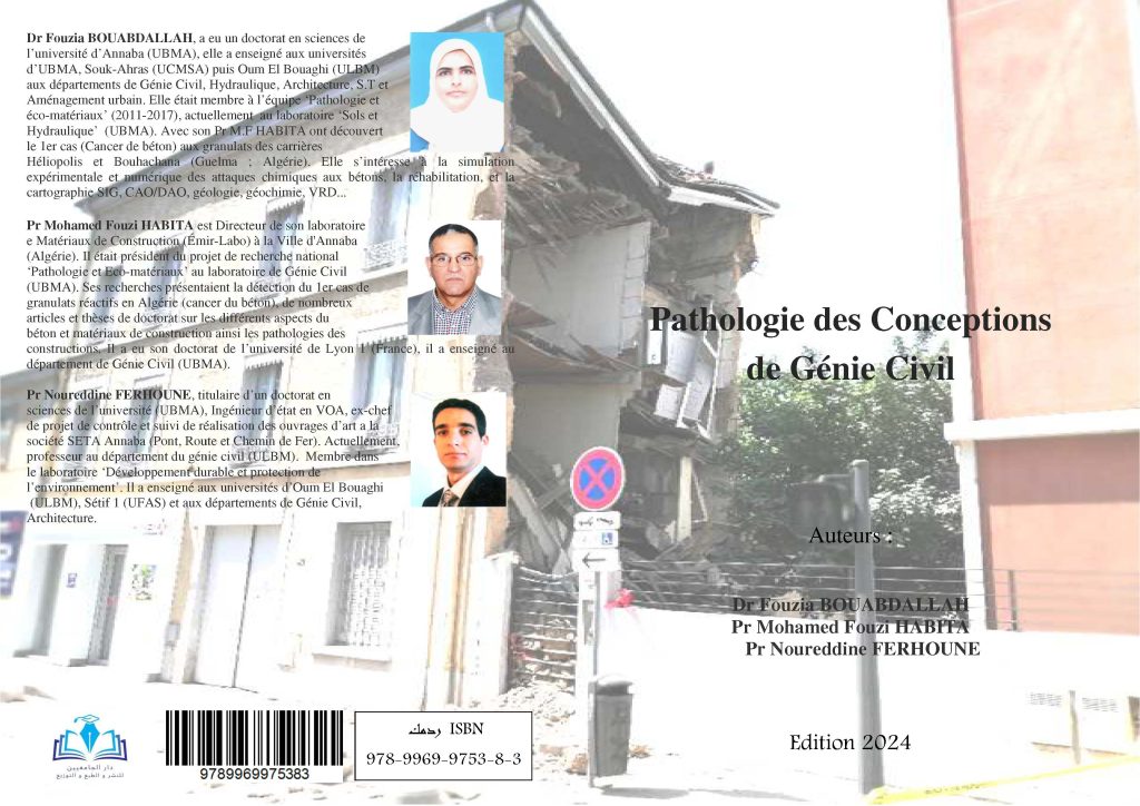 Pathologie des Conceptions de Génie Civil