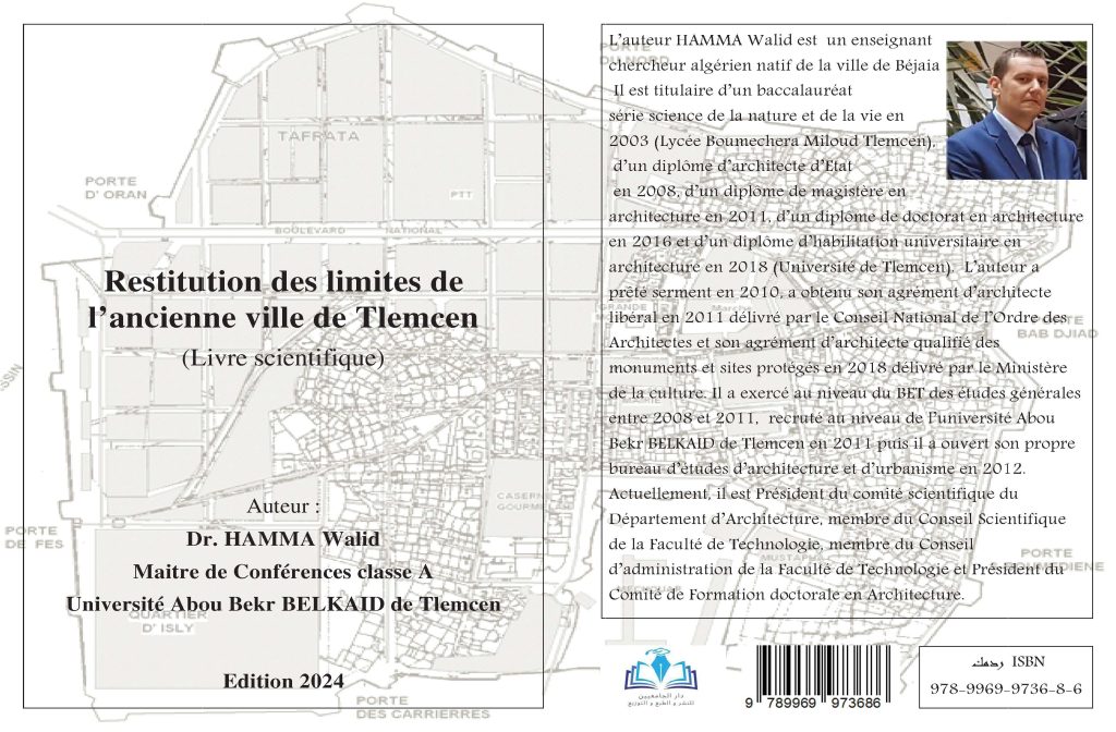 Restitution des limites de l’ancienne ville de Tlemcen (Livre scientifique)